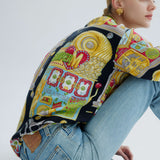 Vintage Moschino Casino Print Gömlek