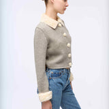 Vintage Moschino ‘Nature Friendly Garment’ Yün & Moher Hırka