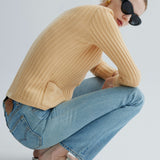 Vintage Celine Sport Cable Knit Yün Hırka
