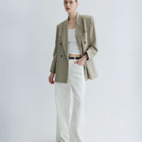 Vintage Beymen Karelİ Kruvaze Ceket