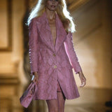 Vintage Gianni Versace Couture F/W 1994 Python Etek Takım
