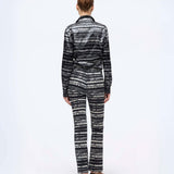 Vintage Moschino Stay On Line Print Pantolon