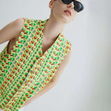 Vintage Versace FruIt PrInt Yelek