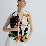 Vintage Iceberg Toucan Print Yelek