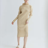 Issey Miyake Pleats Please Midi Elbise