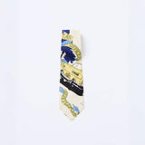 Vintage Iceberg An Officer And A Gentleman Print İpek Kravat