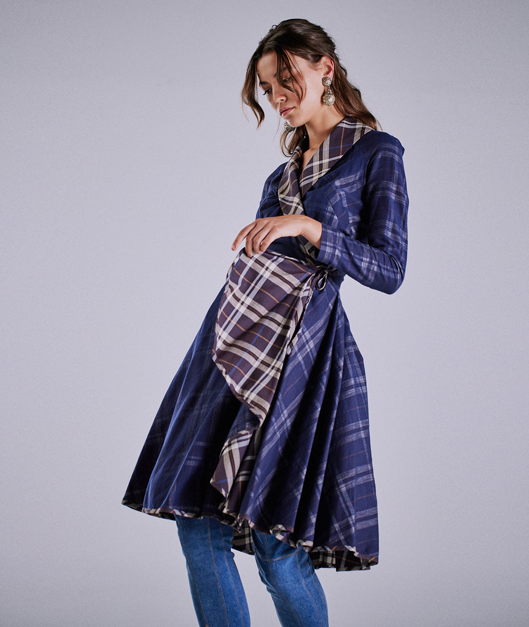 vivienne westwood dress vintage Vintage Vivienne Westwood Plaid Wrap Dress – Pop + Sandy