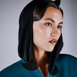 Vintage Thierry Mugler F/W 1988 Yün Fermuarlı Parka Ceket
