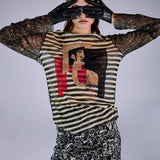 Vintage Jean Paul Gaultier Homme Constructivist Mesh Bluz