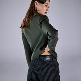 Vintage Versace Striped Jean Pantolon