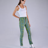 Vintage Versace Gridded Jean Pantolon