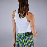 Vintage Versace Gridded Jean Pantolon