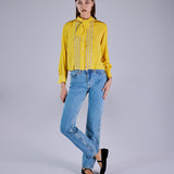 Vintage Yves Saint Laurent İpek Gömlek