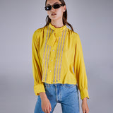 Vintage Yves Saint Laurent İpek Gömlek
