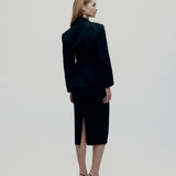Vintage Alaïa F/W 1991 Look #67 Yün Etek Ceket Takım