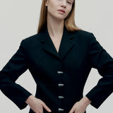 Vintage Alaïa F/W 1991 Look #67 Yün Etek Ceket Takım