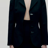 Vintage Alaïa F/W 1991 Look #67 Yün Etek Ceket Takım