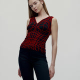 Vintage Thierry Mugler Couture F/W 2001 Spider Top Bluz