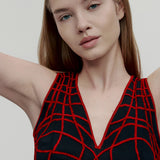 Vintage Thierry Mugler Couture F/W 2001 Spider Top Bluz