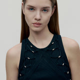 Gucci by Frida Giannini S/S 2010 Bodycon Lace Up Elbise
