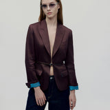Jean Paul Gaultier Femme S/S 2005 Look #11 Drawstring Blazer Ceket