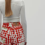 Vintage Christian Lacroix Jeans Pop Art Op Art Print Pantolon (c. 1997–1999)
