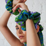 PS x Gaios Upcycled Versace Silk Scrunchie Buckle 