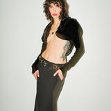 Vintage Norma Kamali Velvet Bolero