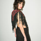 Vintage Western Fringe Süet Aksesuar