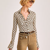 Vintage Fendi Zucca Jeans Pantolon