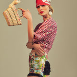 Vintage Deer Basket Çanta