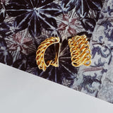Vintage Marvella Gold Klİpslİ Küpe