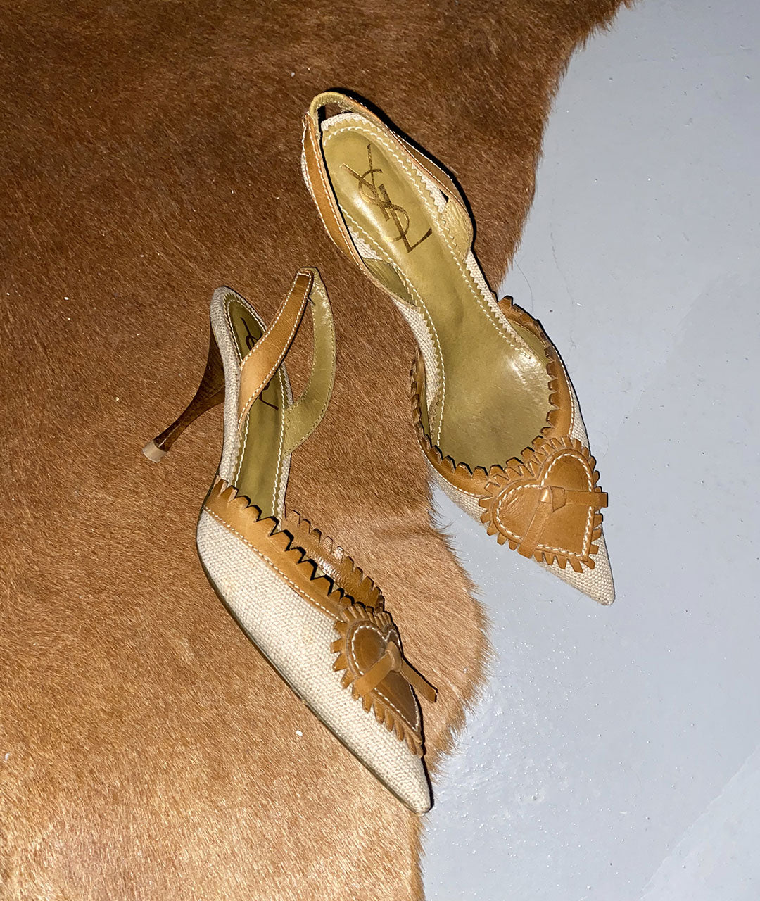 Yves Saint Laurent Heart High Heels Pop Sandy