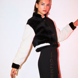 Vintage Cropped Peluş Mont