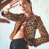 Moschino Cheap &amp; Chic Leopard Jacket