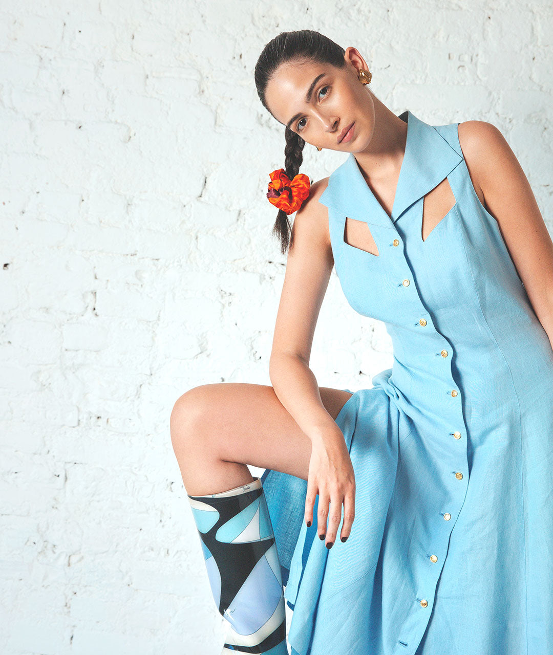 Vintage Escada Linen Dress  Pop + Sandy