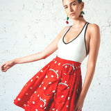 Prada Pocket Detailed Silk Skirt