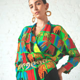 Vintage Escada İpek Body Bluz